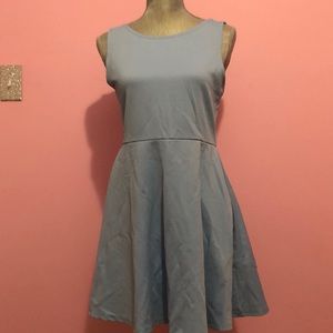 Baby blue skater dress